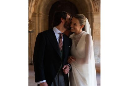 Juan García-Gallardo, vicepresidente de la Junta de Castilla y León, se casa en Valbuena de Duero con Teresa Silvestre. -INSTAGRAM JUANGGFRINGS