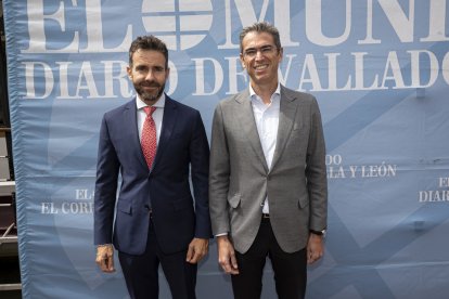 David García, rector de la UEMC y Jesús Zarzuela, consejero delegado.  / PHOTOGENIC