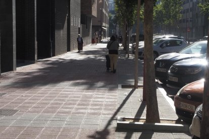 Baches y aceras levantadas en Villa del Prado.- PHOTOGENIC