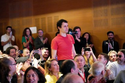Alex Sardà. director de ‘Hafreiat’, mejor película en DOC. España durante la lectura del palmarés de la 67ª Semana Internacional de Cine de Valladolid. -ICAL
