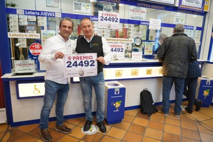 Un quinto premio vendido en una administración de Parquesol en Valladolid. - ICAL