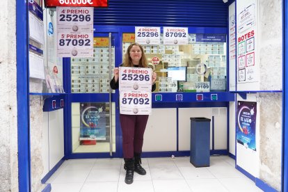 La administración de la calle Lencería de Valladolid vende un cuarto y un quinto premio. - ICAL