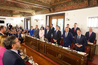 Pleno de constitución de la nueva corporación provincial de la Diputación de Valladolid.-ICAL