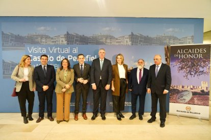 De los Mozos, Eva Martín y Pérez Andrés, Alcaides de Honor del Museo del Vino de Valladolid.- ICAL