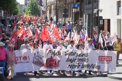 Manifestación del Primero de Mayo en Valladolid. J. M. LOSTAU