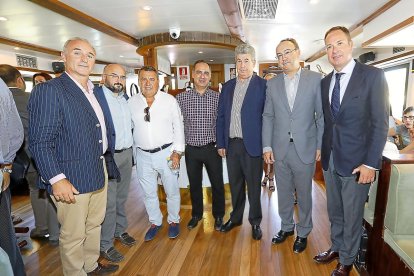 José Antonio Arias (gerente El Mundo), Felipe Ramos (subdirector El Mundo), José Manuel Barrio (alcalde Arroyo), Joaquín Moldes, Juan Carlos Aguirrezabala, Miguel Manovel (Grupo Enantar)y Fernando Ponzán (Sabadell).