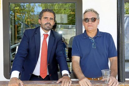 Jaime Sanz (Safe Abogados) y Philippe Guzzi (dueño de La Leyenda del Pisuerga).