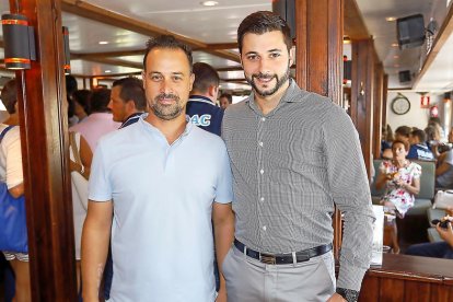 Sergio García (jefe servicio Optima Grupo) y Adrian Bagge (director de Vallsur).