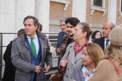 La concentración de jueces y fiscales convocada por la Audiencia Nacional de Valladolid. -PHOTOGENIC