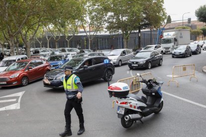 Rodaje de 'Memento Mori' en el Puente Mayor de Valladolid. J.M. Lostau