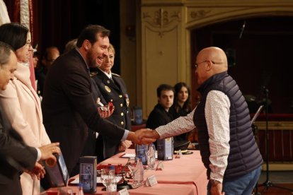Óscar Puente durante la celebración del Día de la Policía Municipal. -PHOTOGENIC