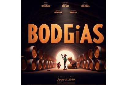 Personajes de Ratatouille disfrutan de vino en unas bodegas vallisoletanas. Bing Image Creator de Microsoft