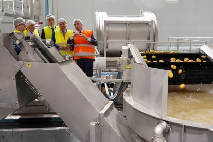 Inauguración de la nueva planta de Patatas Meléndez en Medina del Campo.- ICAL