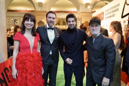 Ana Redondo, Óscar Puente, Miguel Ángel Muñoz y Javier Angulo. AYUNTAMIENTO VALLADOLID