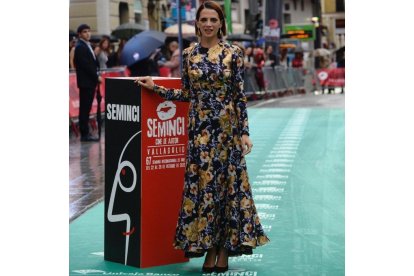 La madrina de esta edición de la Seminci, Macarena Gómez. @SEMINCI