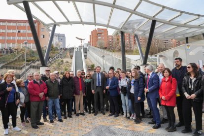 Inauguración del elevador de Parquesol. J.M. LOSTAU