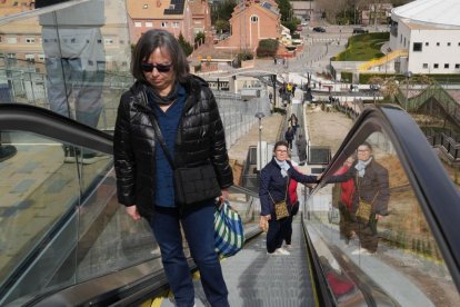 Inauguración del elevador de Parquesol. J.M. LOSTAU