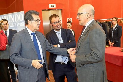José Luis Ulibarri, Luis Miguel Torres y Jesús Julio Carnero.