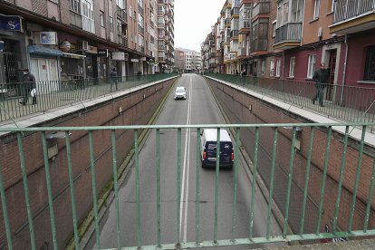 Túnel de Vadillos con la plaza de los Vadillos al fondo.- J.M. LOSTAU