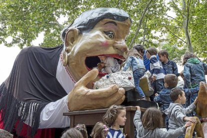 La Tía Melitona durante las fiestas de Valladolid. PHOTOGENIC