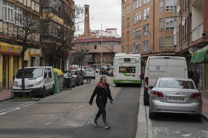 Calle Gabriel y Galán con la plaza de Luis Braille al fondo. J.M. LOSTAU