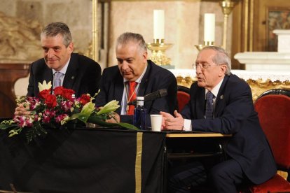 Acto ‘Palabra y Música’ de la Cofradía de las Siete Palabras, en el que se presenta el soneto anunciador del Pregón del Sermón de las Siete Palabras. PHOTOGENIC