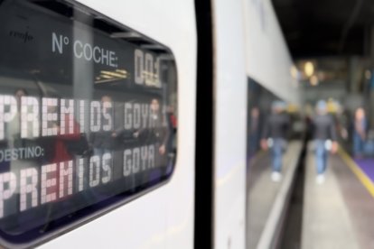 'Tren Oficial' de Renfe para los Goya en Valladolid. -TWITTER RENFE