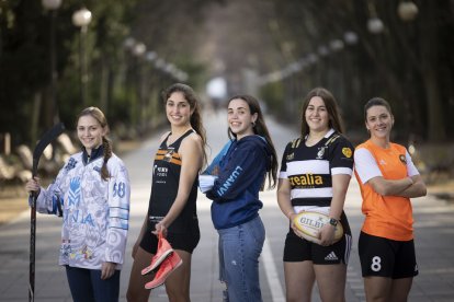 Belsay, Sandra, Jimena, Paula y Ángela, en Campo Grande. / PHOTOGENIC