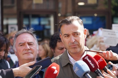 Huelga de los funcionarios de Justicia en Valladolid. / ICAL