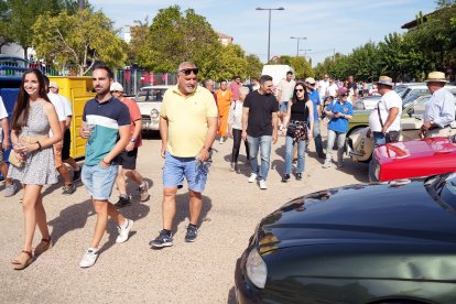 Fiesta de la Vendimia en la localidad vallisoletana de Rueda, con degustación de vinos, exposición de coches clásicos y danzas castellanas. -PHOTOGENIC