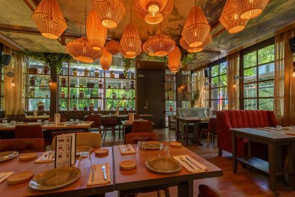 Foto del interior del restaurante Sabores. GASTROBAR SABORES