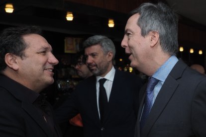 Eusebio Sacristán en 'Los Desayunos de la APDV'. / M. G. EGEA