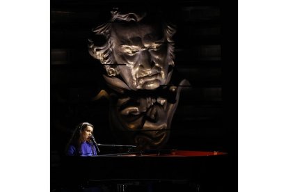 Amaia en la gala de los Goya en Valladolid. -PREMIOS GOYA