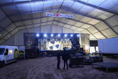 La zona de escenarios en Motauros 2024. -J.M. LOSTAU.