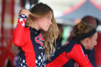 Prueba contrarreloj junior femenina del Mundial de Ciclismo de Ponferrada