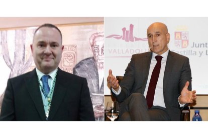 «Es un grupo referente en la investigación de antibióticos y en la sanidad animal». Así ensalzó el alcalde de León, José Antonio Diez, al grupo de de investigadores de la Universidad de León. A la izquierda César Bernardo Gutiérrez, catedrático de la ULE