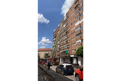 Edificio en el que se produjo el incendio.- ICAL