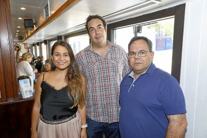 Lidian Veiga, Marcos Sastre y José Antonio Veiga (Radio 4G Valladolid).