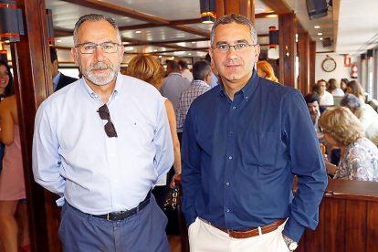 Jesús de Prado y Manuel Perucho (Fundación San Pablo CEU).