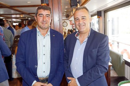Pablo R.Lago (director El Mundo) y Luis Chico (Turismo CyL).