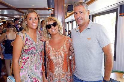 Andrea de la Fuente, Maribel Rebollo y Paco de la Fuente (CDO Covaresa).