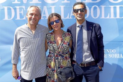 Honorio Martínez (Segurisa), Anaí García y Raúl Herguesas (BBVA).