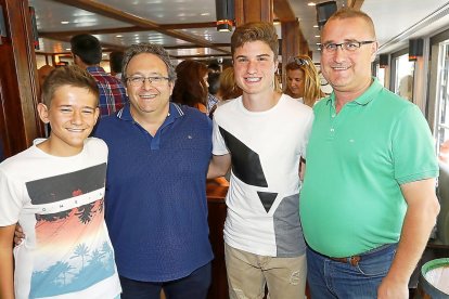 Daniel y Oscar  Ferrero (Conosur Exclusivas) y Pablo y José Carlos García (Blasco Suministros).