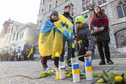 La Asociación de Amigos Leoneses Ucranianos Damnificados convoca una manifestación con motivo del primer aniversario de la invasión de Ucrania.- ICAL