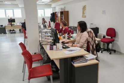 Zona de Negociado del nuevo Edificio Mergelina. J.M. LOSTAU