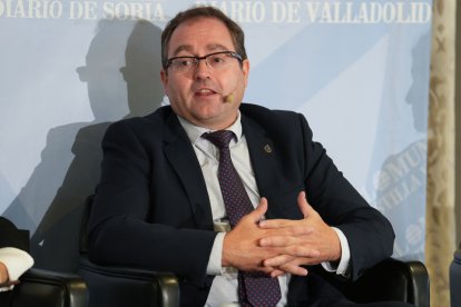 Félix Barrio, director general del Incibe, en el Club de Prensa El Mundo – Diario de Castilla y León ‘Desafíos de la ciberseguridad en la pequeña y mediana empresa’. -J. M. LOSTAU