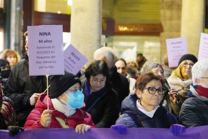 Manifestación en Valladolid contra la violencia machista. ICAL