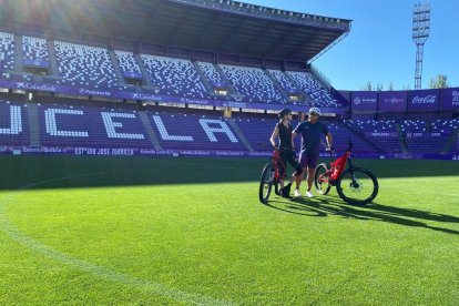 Ronaldo inicia el Camino de Santiago desde Zorrilla. / J. R. / E. M.