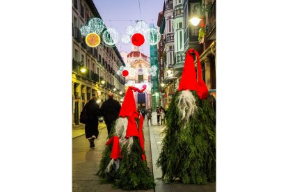Duendes vegetales de la calle Platerías.- AVADECO