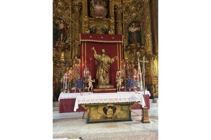 Talla de Jesús en la Última Cena. SAGRADA CENA